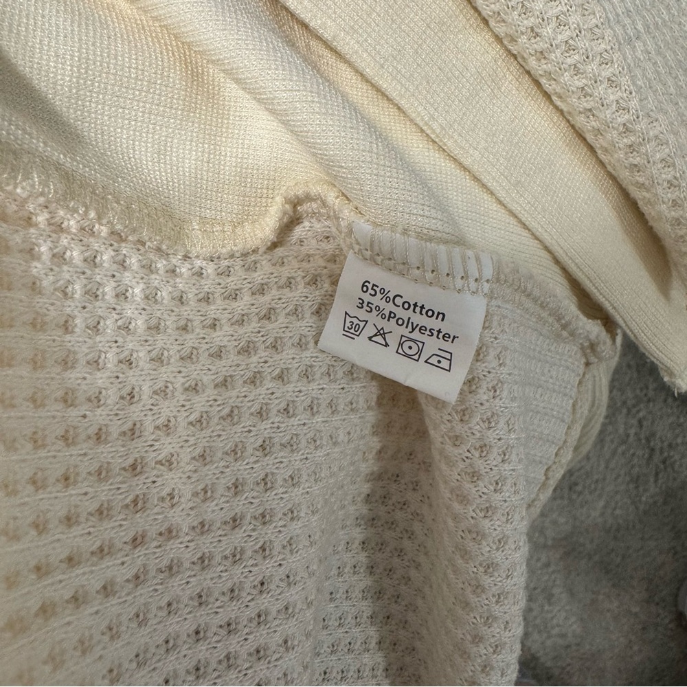 Waffle Knit Textured Shacket - Picture 10 of 12